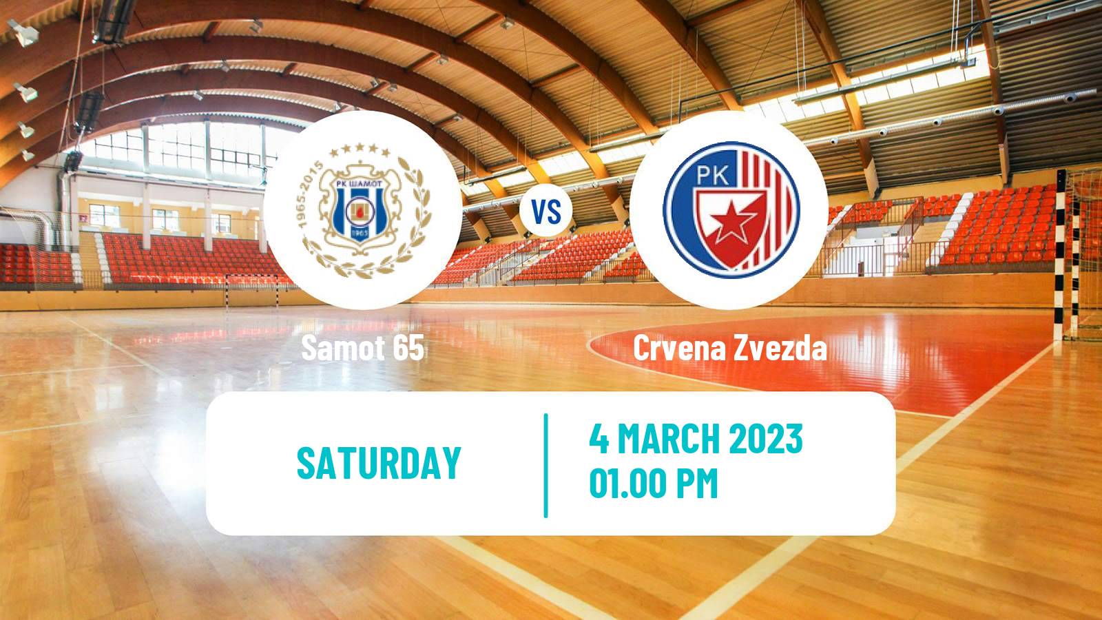 Handball Serbian Superliga Handball Samot 65 - Crvena Zvezda