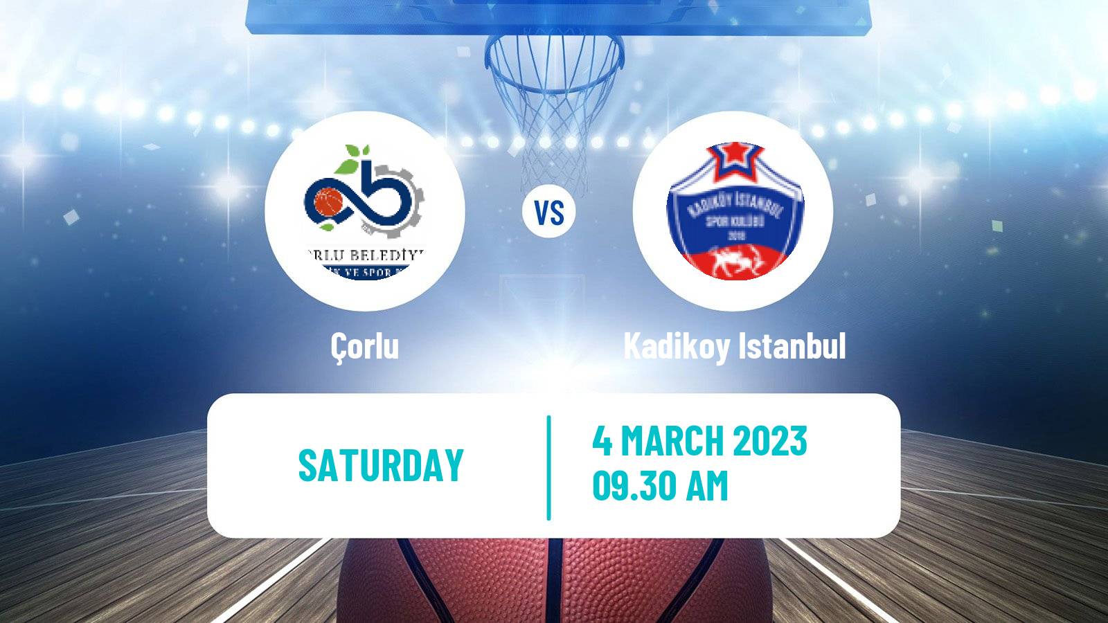 Basketball Turkish TB2L Çorlu - Kadikoy Istanbul