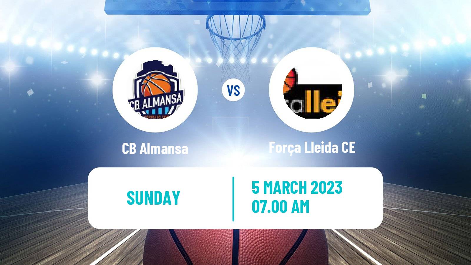 Basketball Spanish LEB Oro Almansa - Força Lleida CE