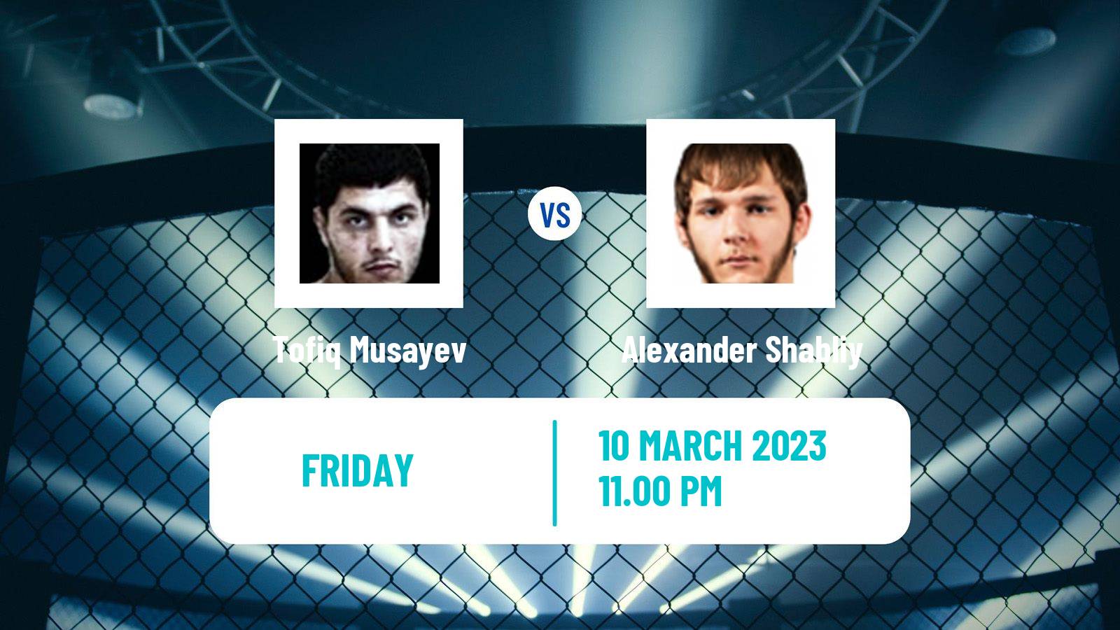 MMA MMA Tofiq Musayev - Alexander Shabliy