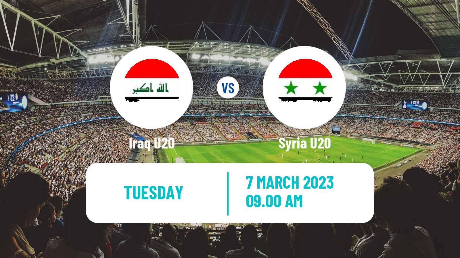 Soccer AFC Championship U20 Iraq U20 - Syria U20