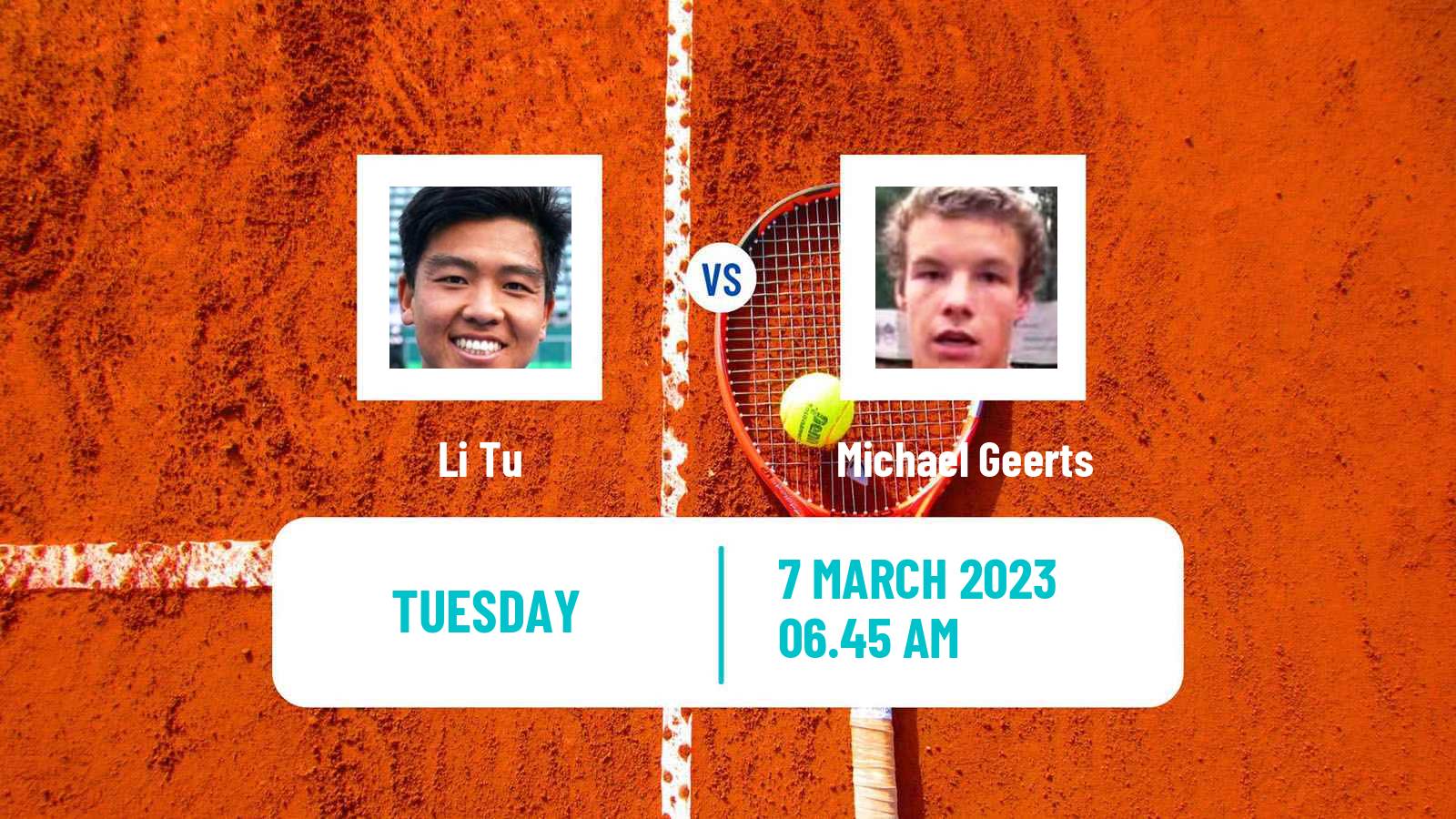 Tennis ATP Challenger Li Tu - Michael Geerts