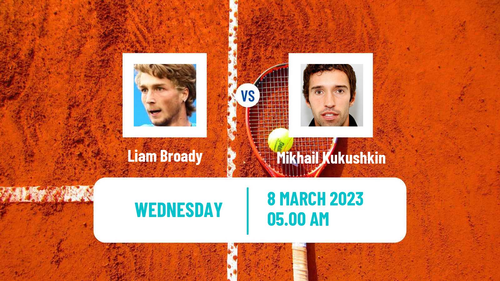 Tennis ATP Challenger Liam Broady - Mikhail Kukushkin