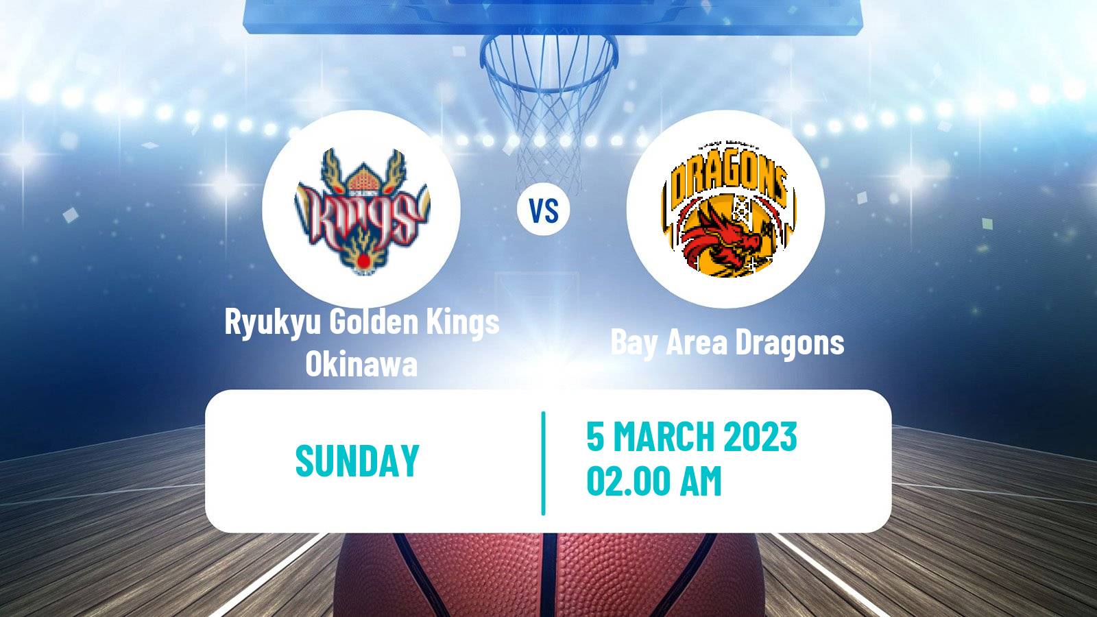 Basketball EASL Basketball Ryukyu Golden Kings Okinawa - Bay Area Dragons