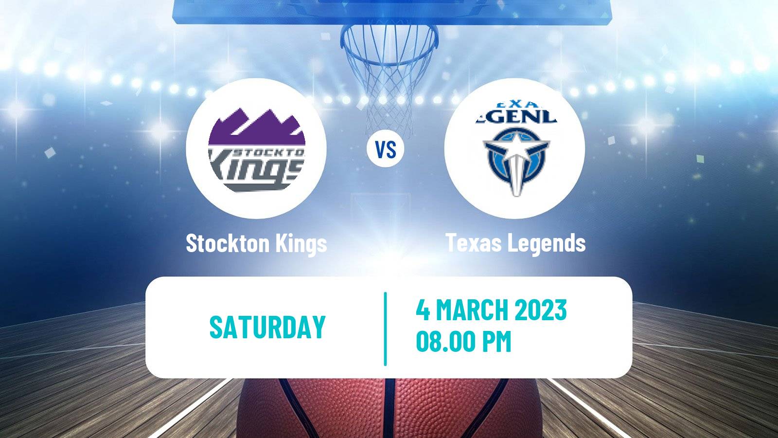 Basketball NBA G-League Stockton Kings - Texas Legends