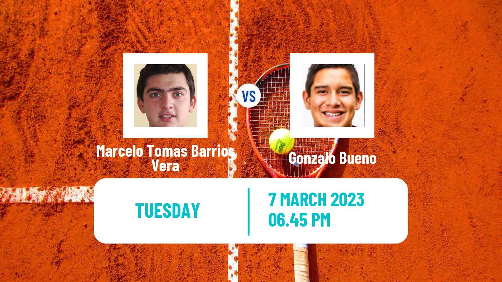 Tennis ATP Challenger Marcelo Tomas Barrios Vera - Gonzalo Bueno