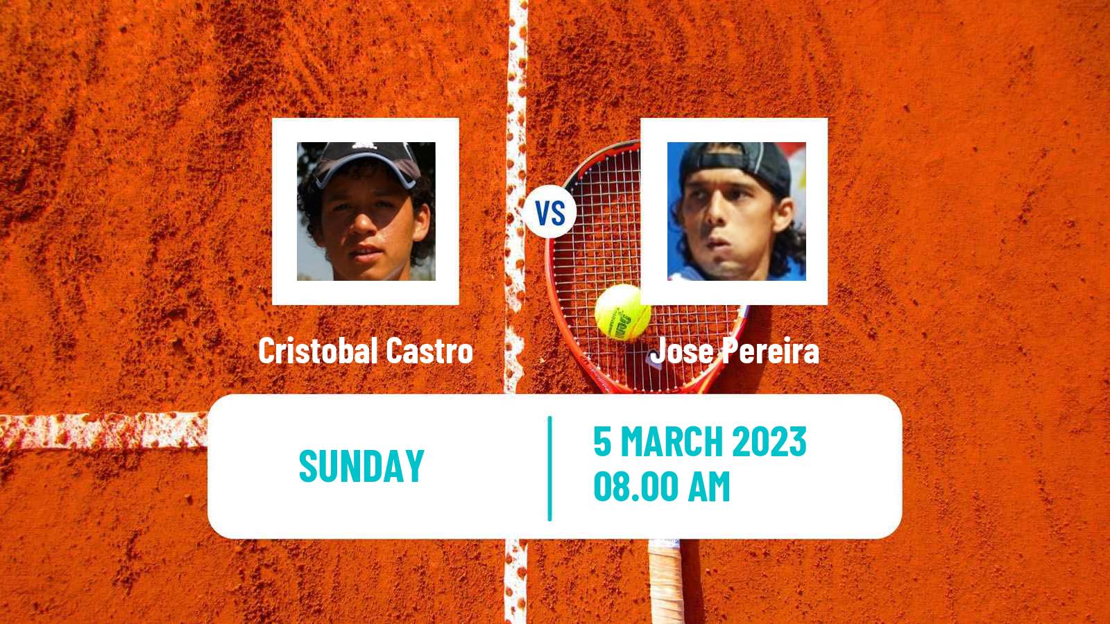 Tennis ATP Challenger Cristobal Castro - Jose Pereira