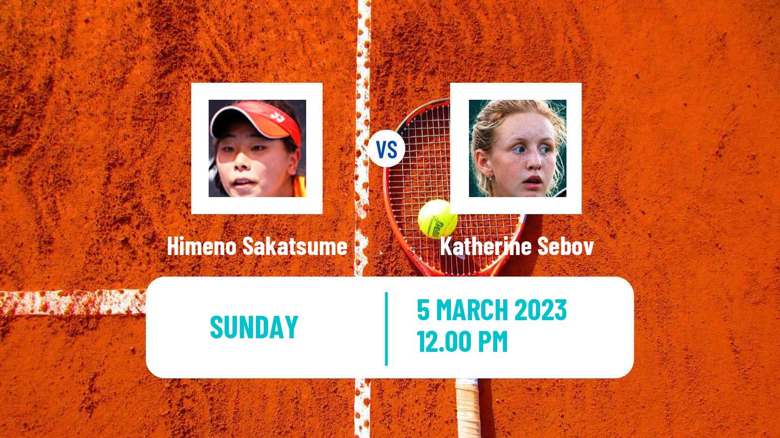 Tennis ITF Tournaments Himeno Sakatsume - Katherine Sebov