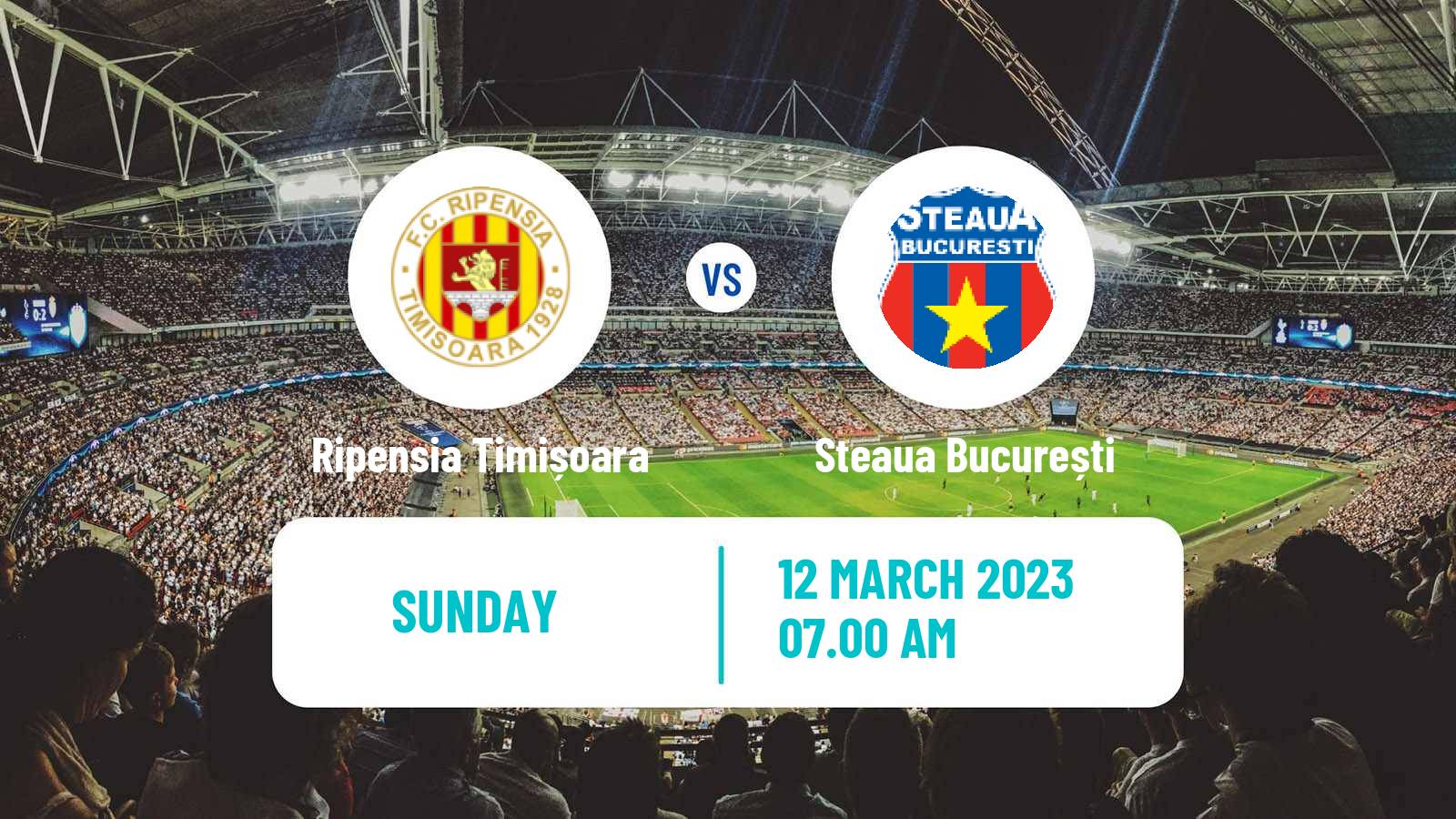 Soccer Romanian Division 2 Ripensia Timișoara - Steaua București