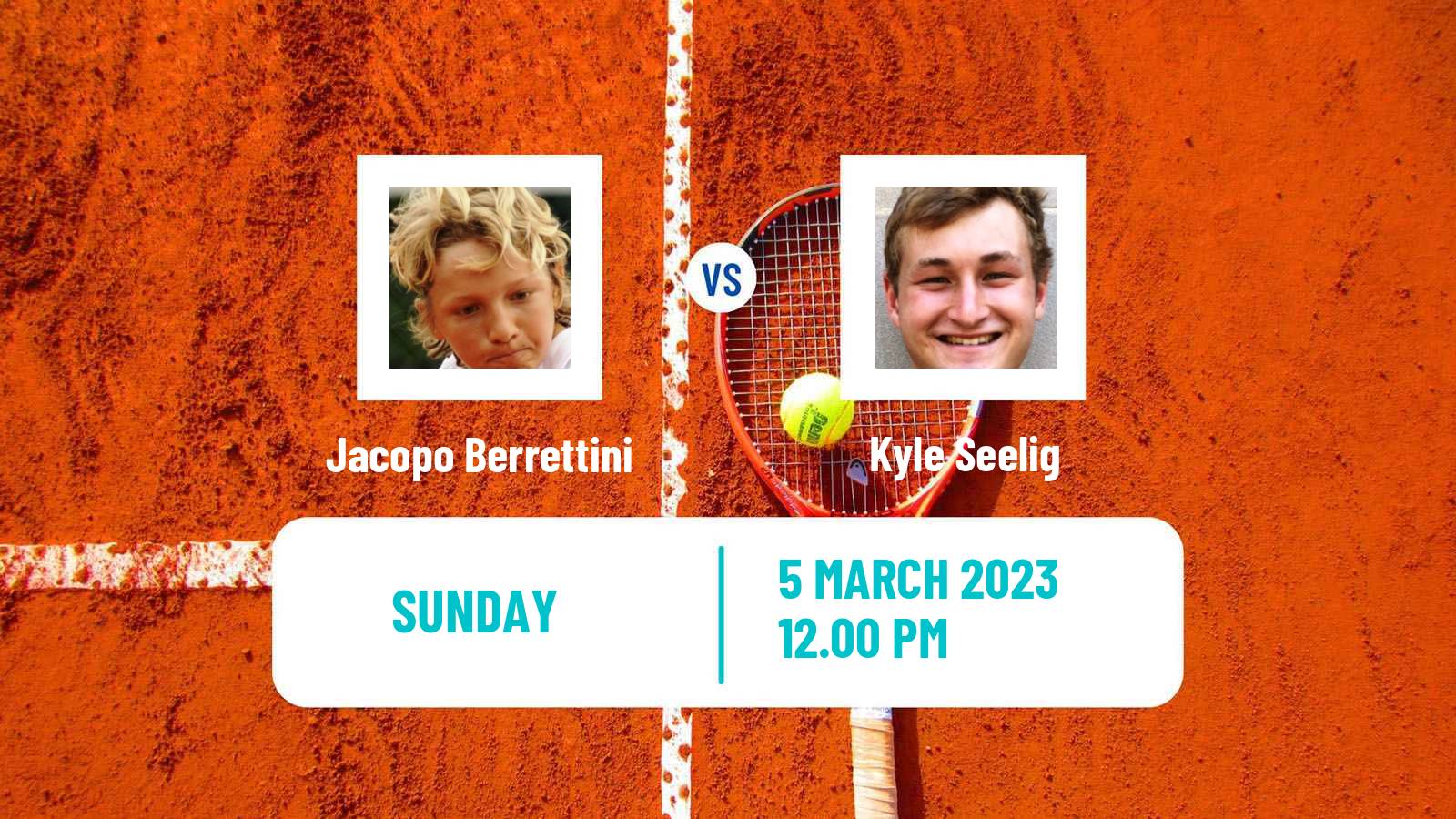 Tennis ATP Challenger Jacopo Berrettini - Kyle Seelig