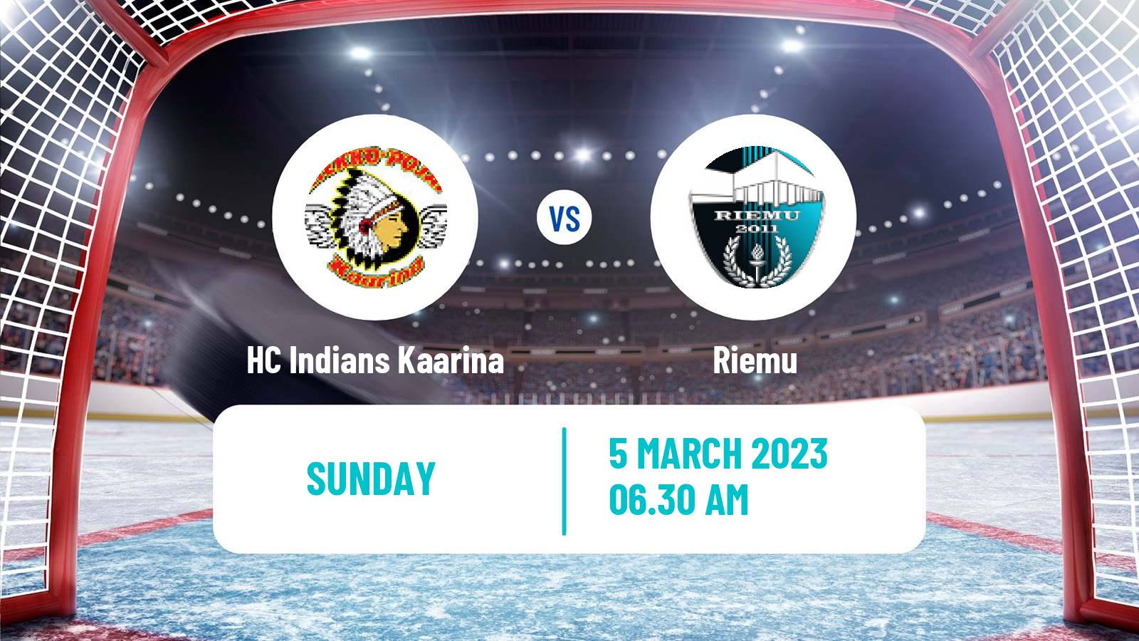 Hockey Finnish Suomi-sarja HC Indians Kaarina - Riemu