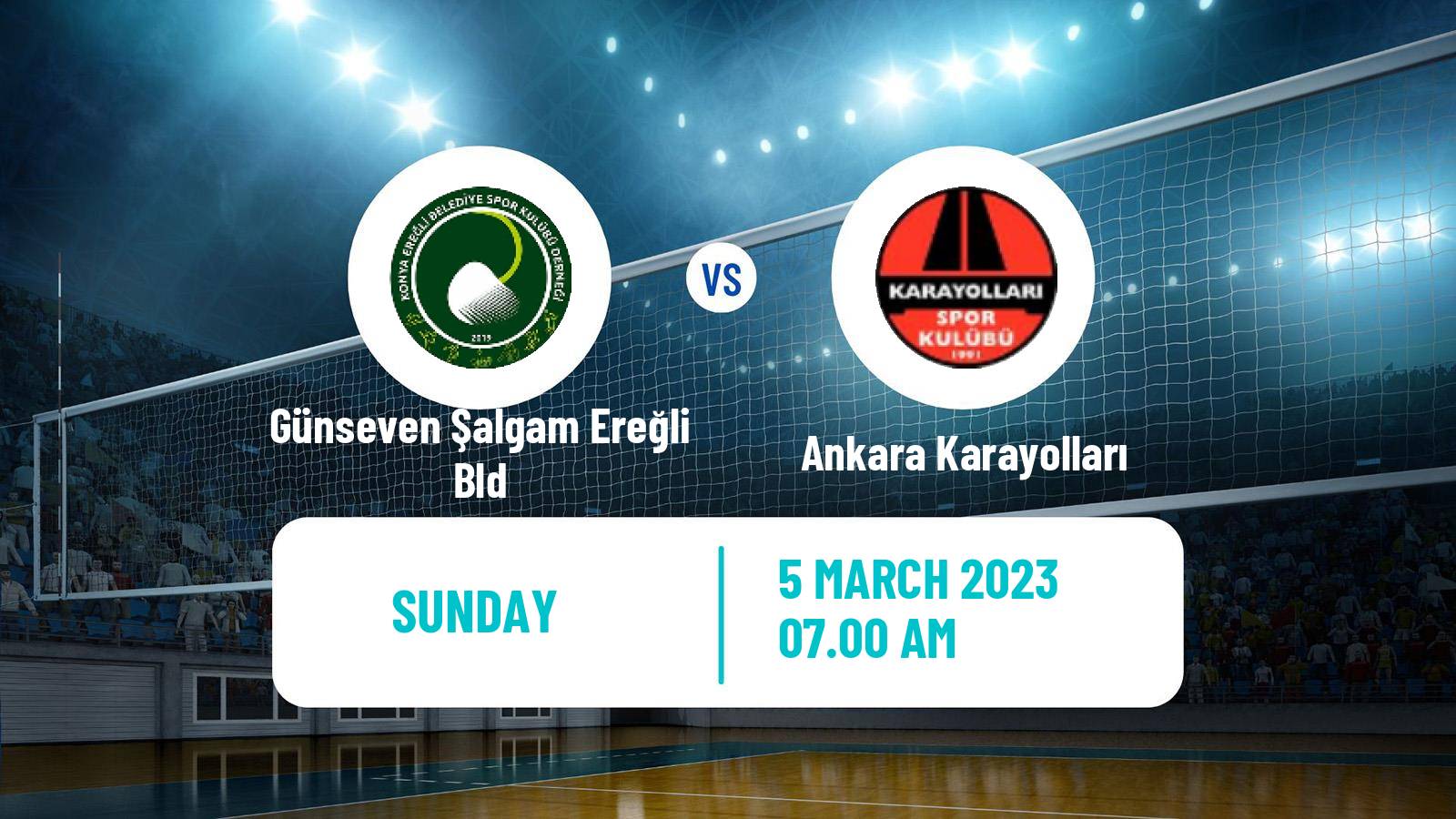 Volleyball Turkish 1 Ligi Volleyball Women Günseven Şalgam Ereğli Bld - Ankara Karayolları