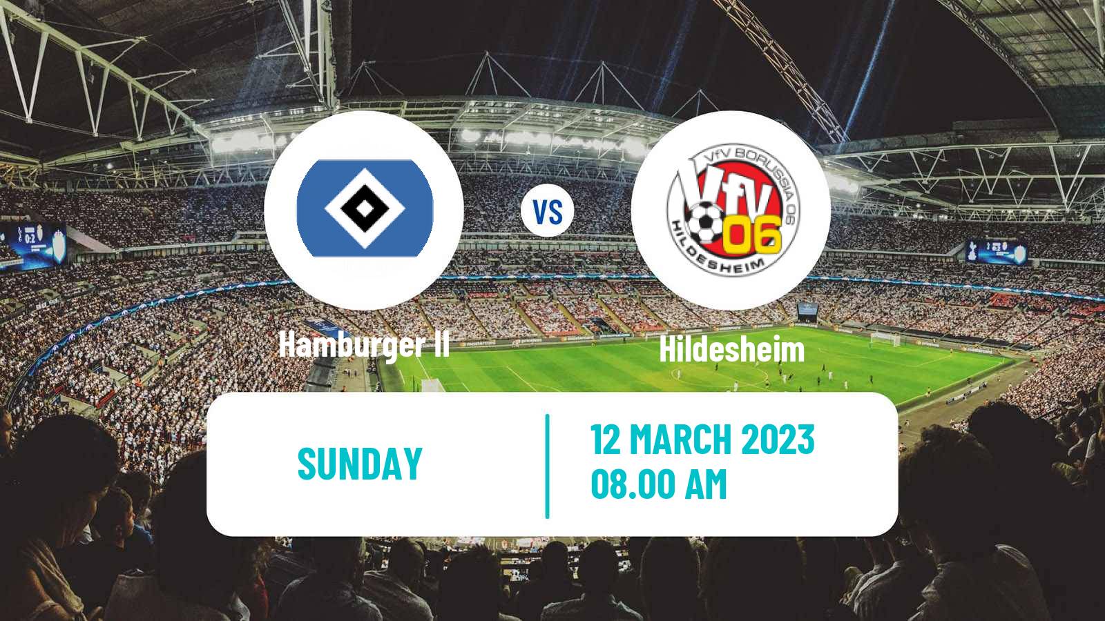 Soccer German Regionalliga North Hamburger II - Hildesheim