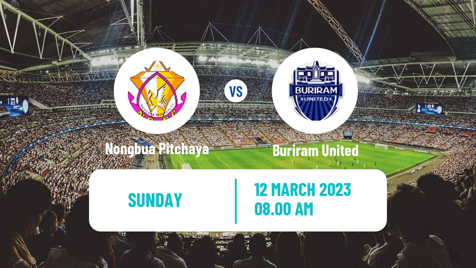 Soccer Thai League 1 Nongbua Pitchaya - Buriram United