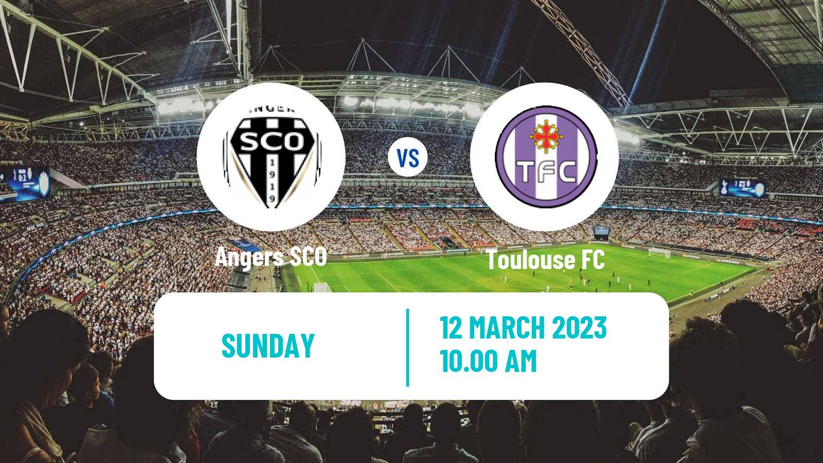 Soccer French Ligue 1 Angers - Toulouse