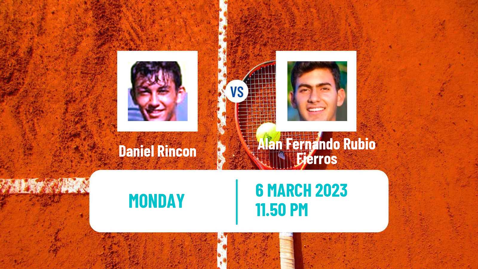 Tennis ATP Challenger Daniel Rincon - Alan Fernando Rubio Fierros