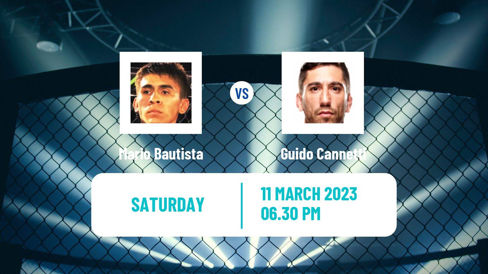 MMA MMA Mario Bautista - Guido Cannetti