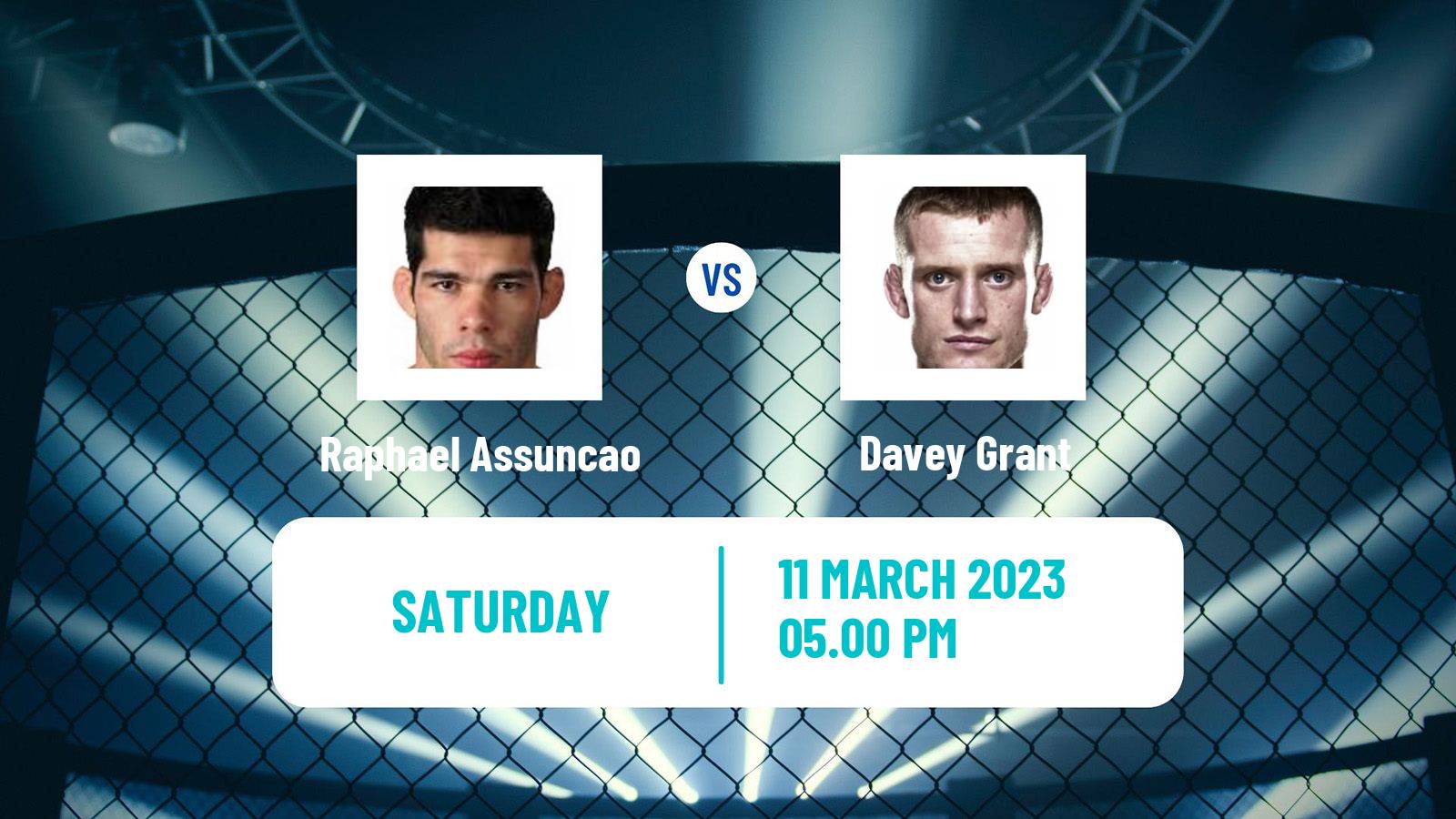 MMA MMA Raphael Assuncao - Davey Grant