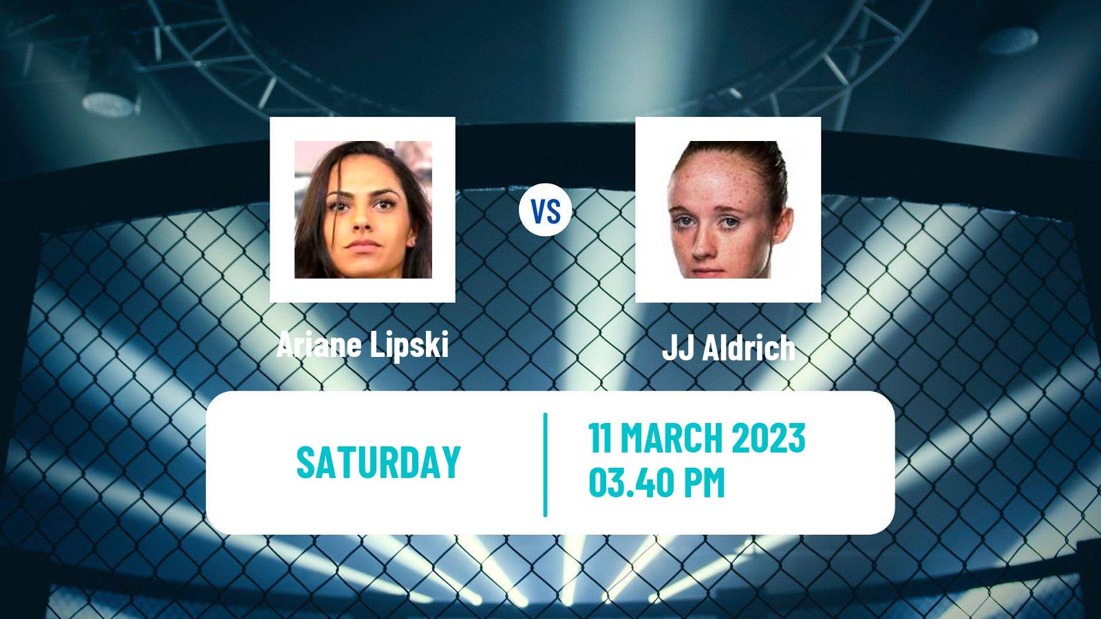 MMA MMA Ariane Lipski - JJ Aldrich