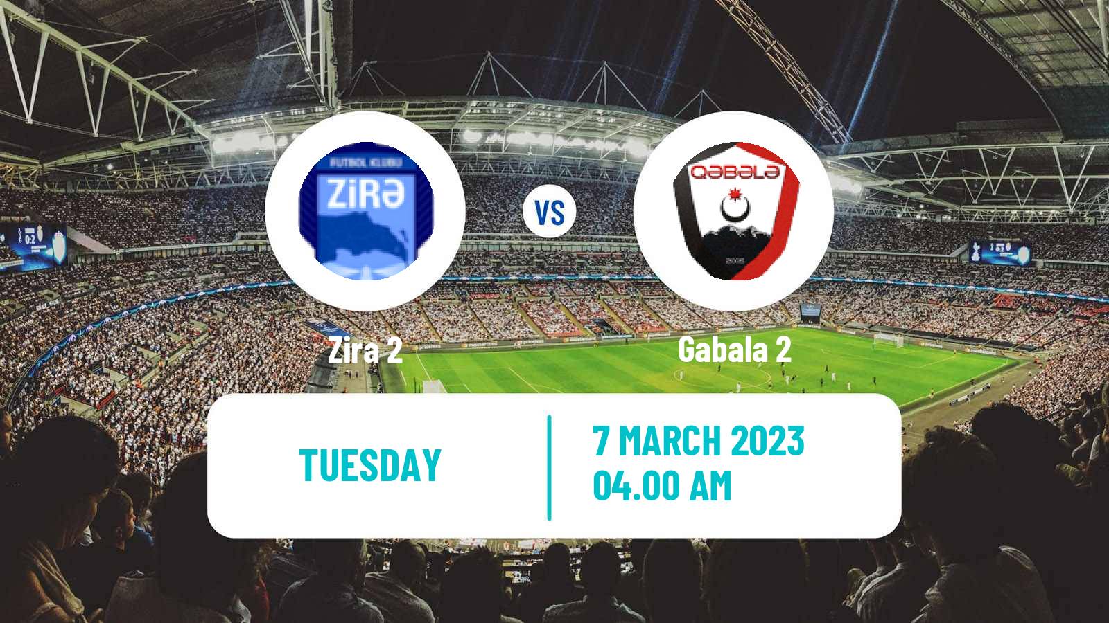 Soccer Azerbaijan First Division Zira 2 - Gabala 2