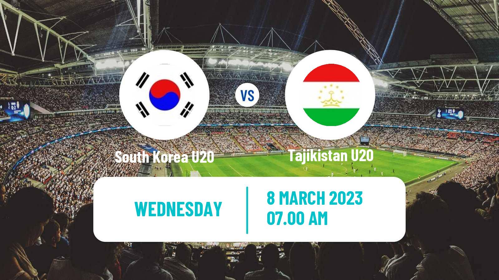 Soccer AFC Championship U20 South Korea U20 - Tajikistan U20