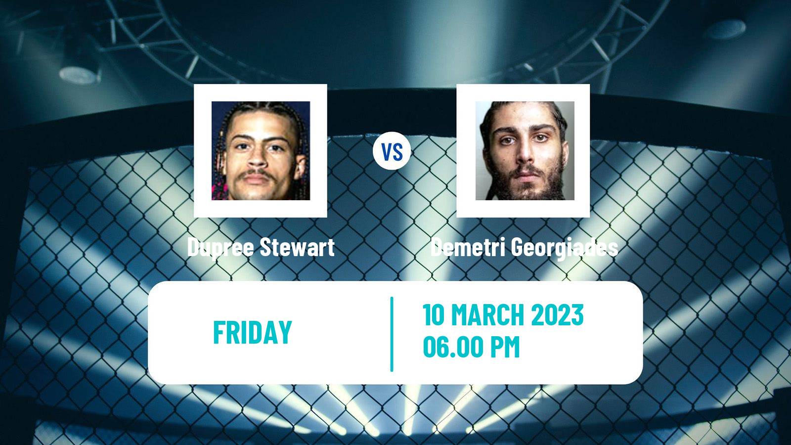 MMA MMA Dupree Stewart - Demetri Georgiades