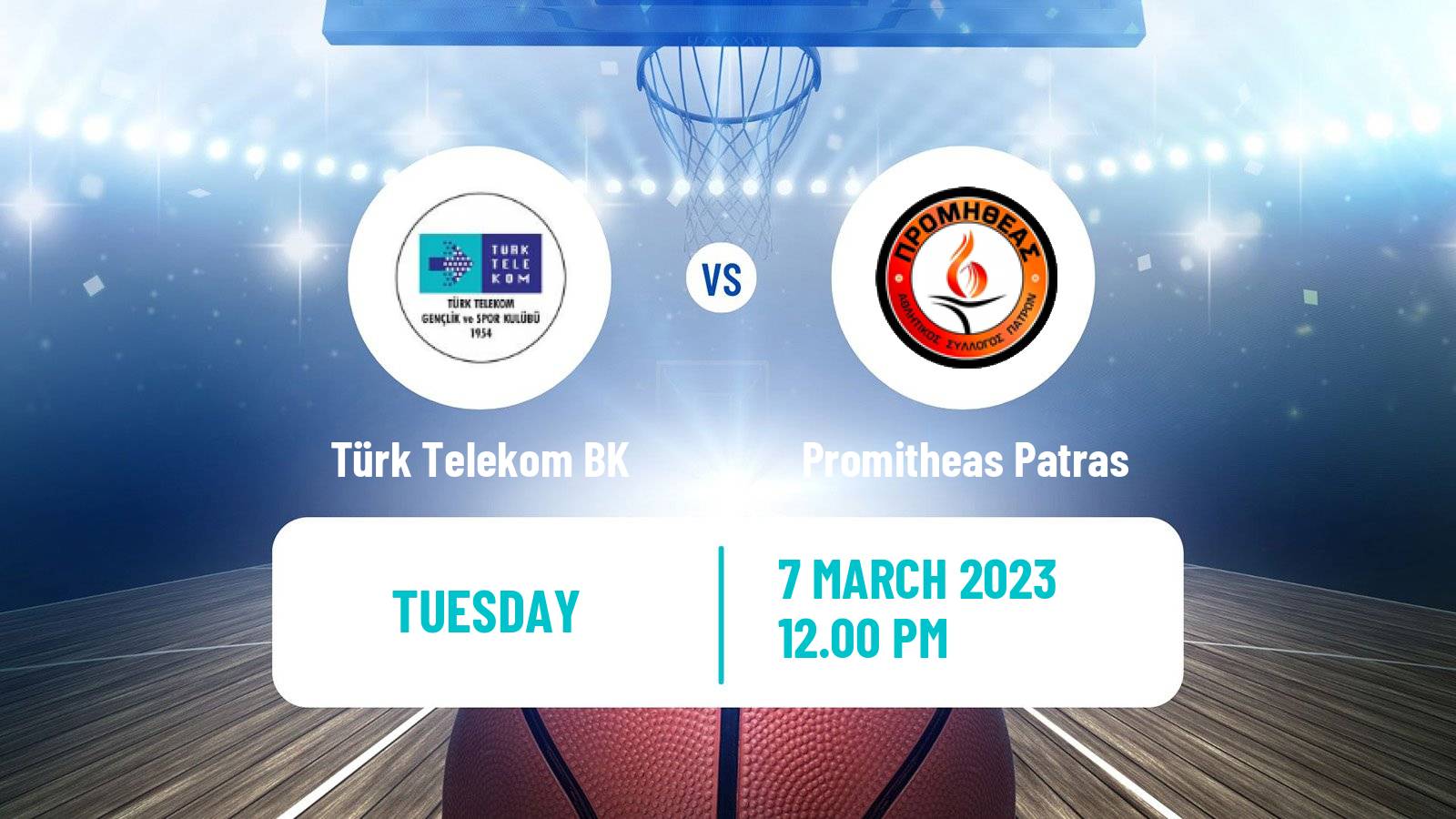 Basketball Eurocup Türk Telekom BK - Promitheas Patras