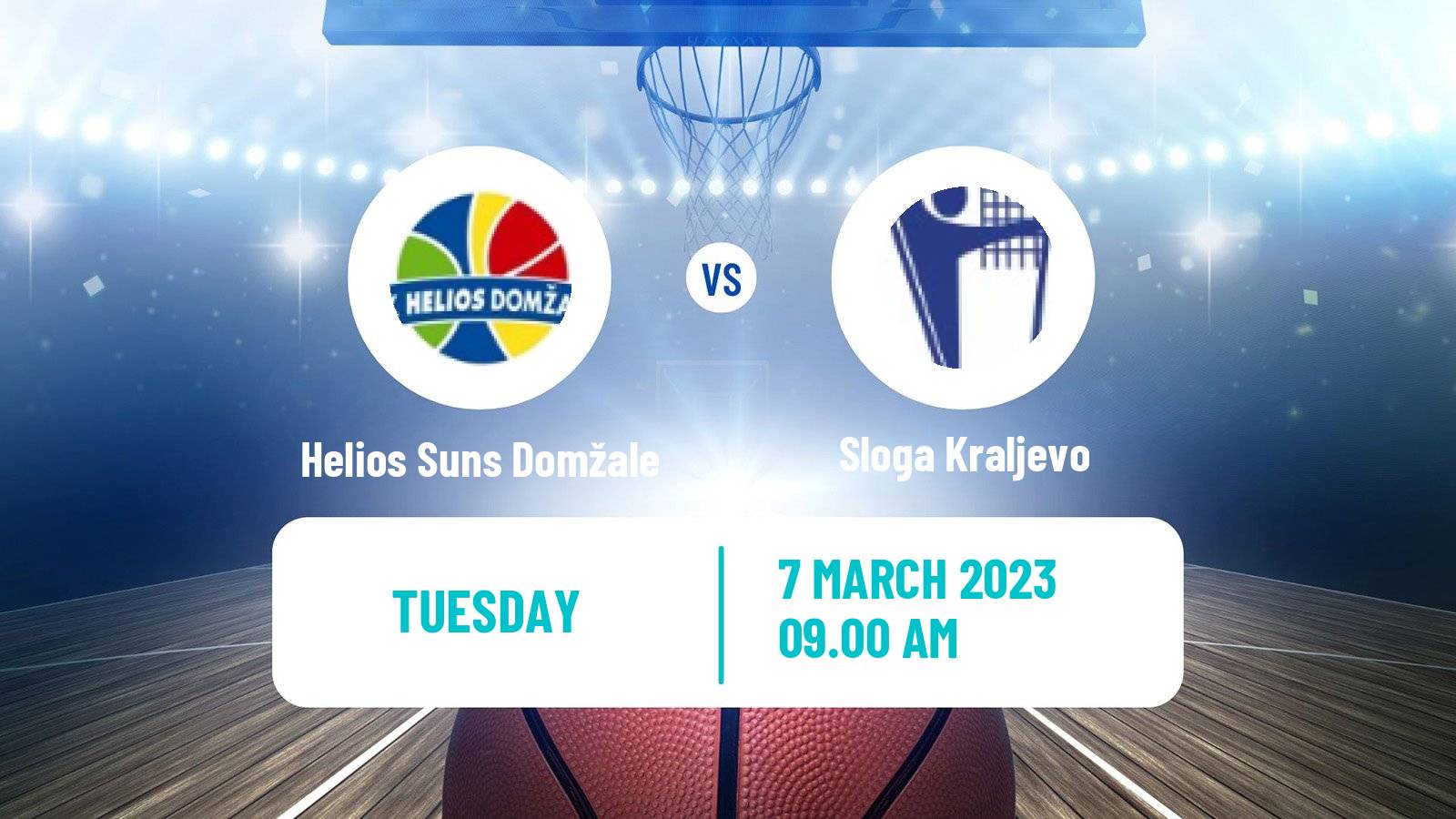 Basketball Adriatic League 2 Helios Suns Domžale - Sloga Kraljevo