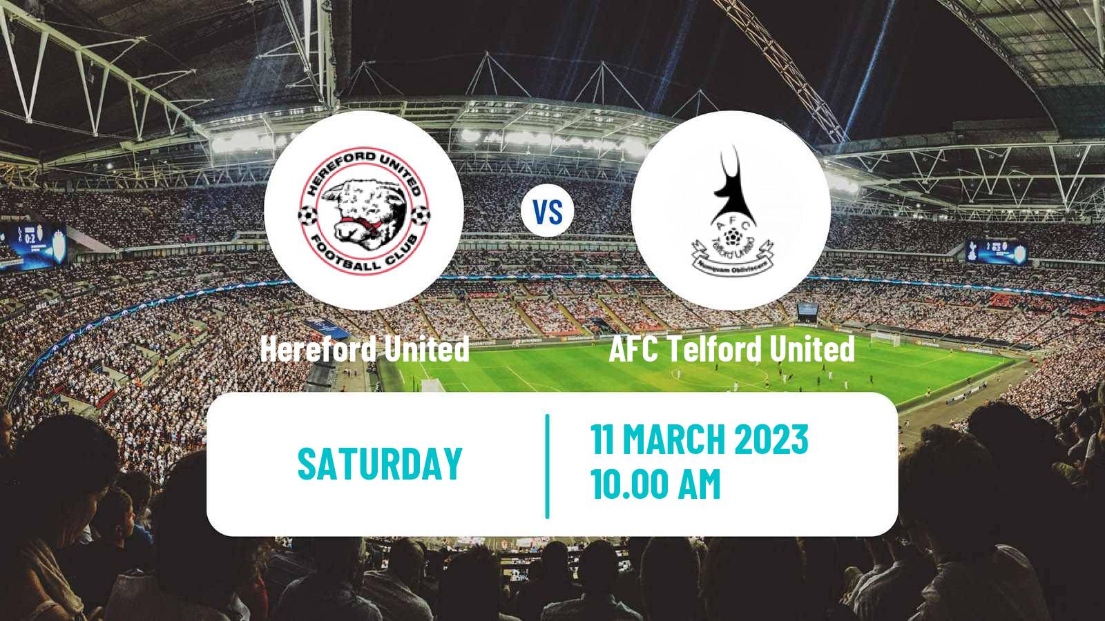 Soccer English National League North Hereford United - AFC Telford United