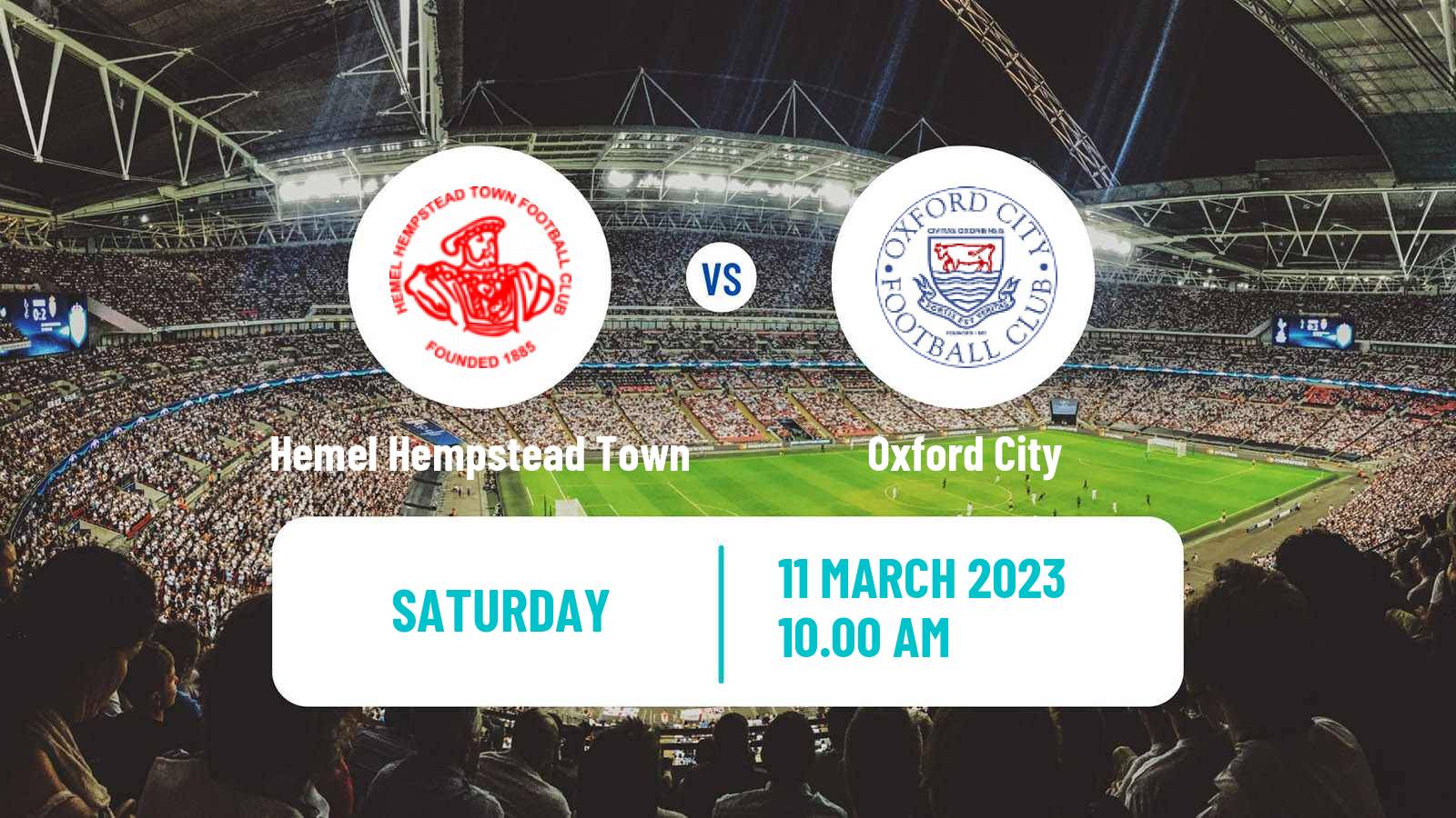 Soccer English National League South Hemel Hempstead Town - Oxford City