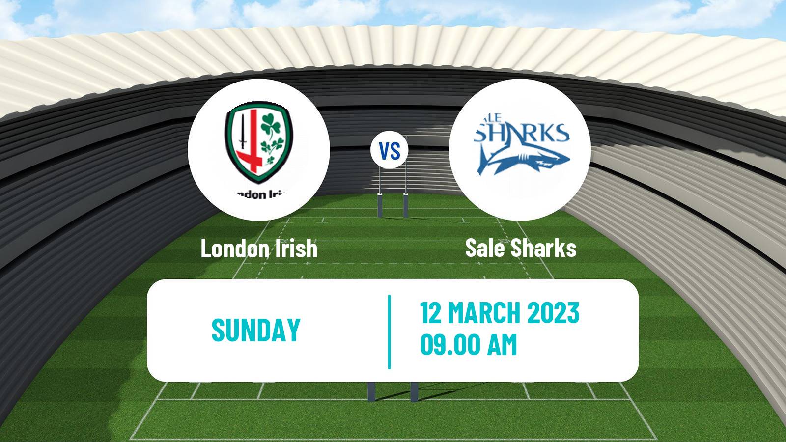 Rugby union English Premiership Rugby London Irish - Sale Sharks