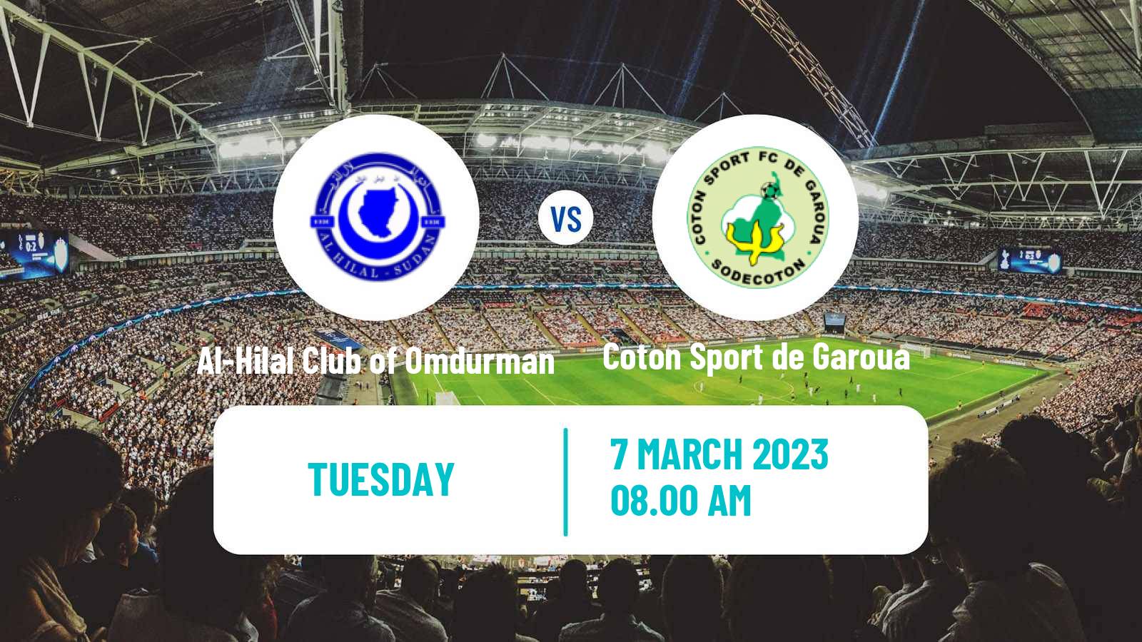 Soccer CAF Champions League Al-Hilal Club of Omdurman - Coton Sport de Garoua