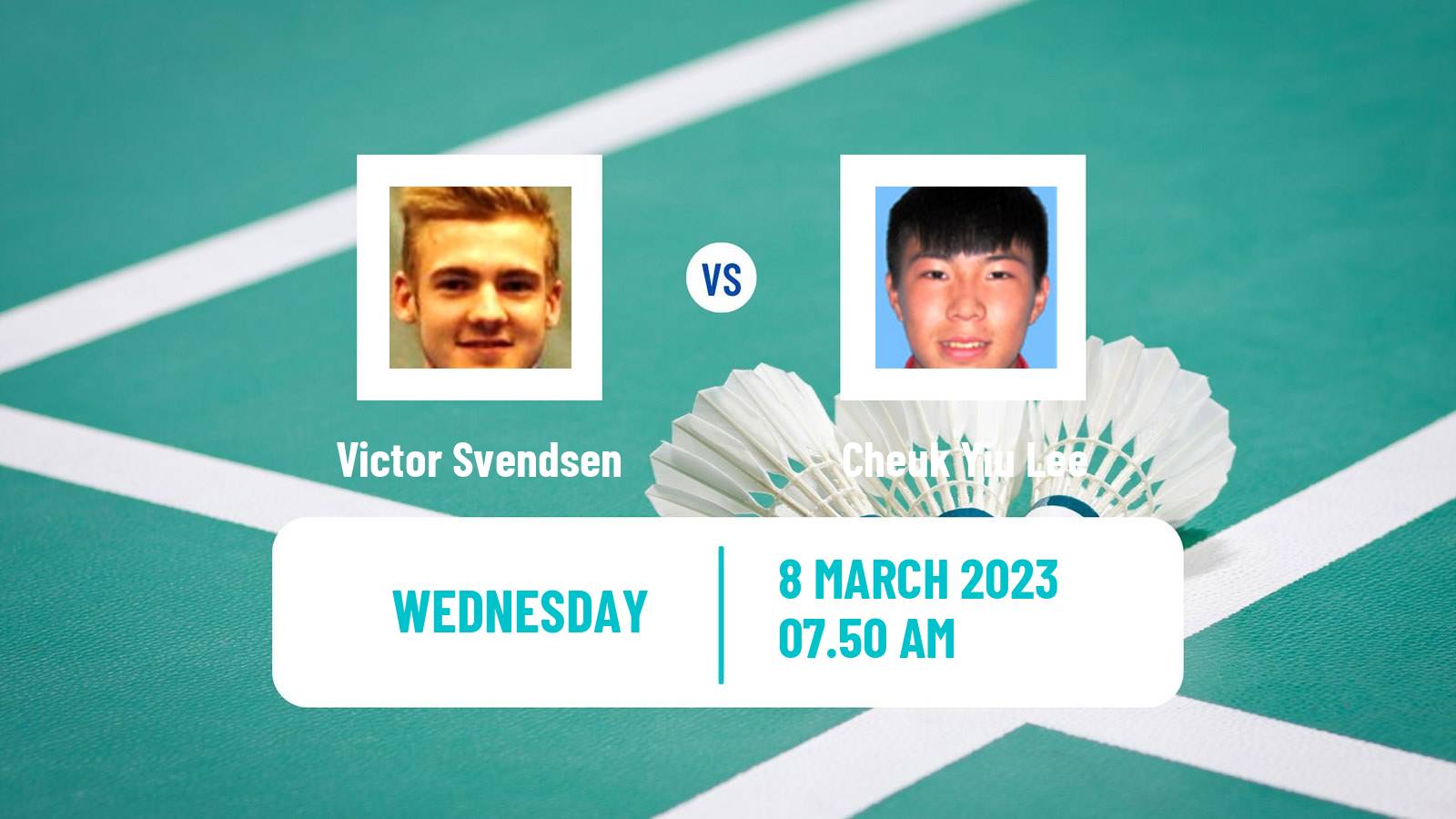 Badminton Badminton Victor Svendsen - Cheuk Yiu Lee