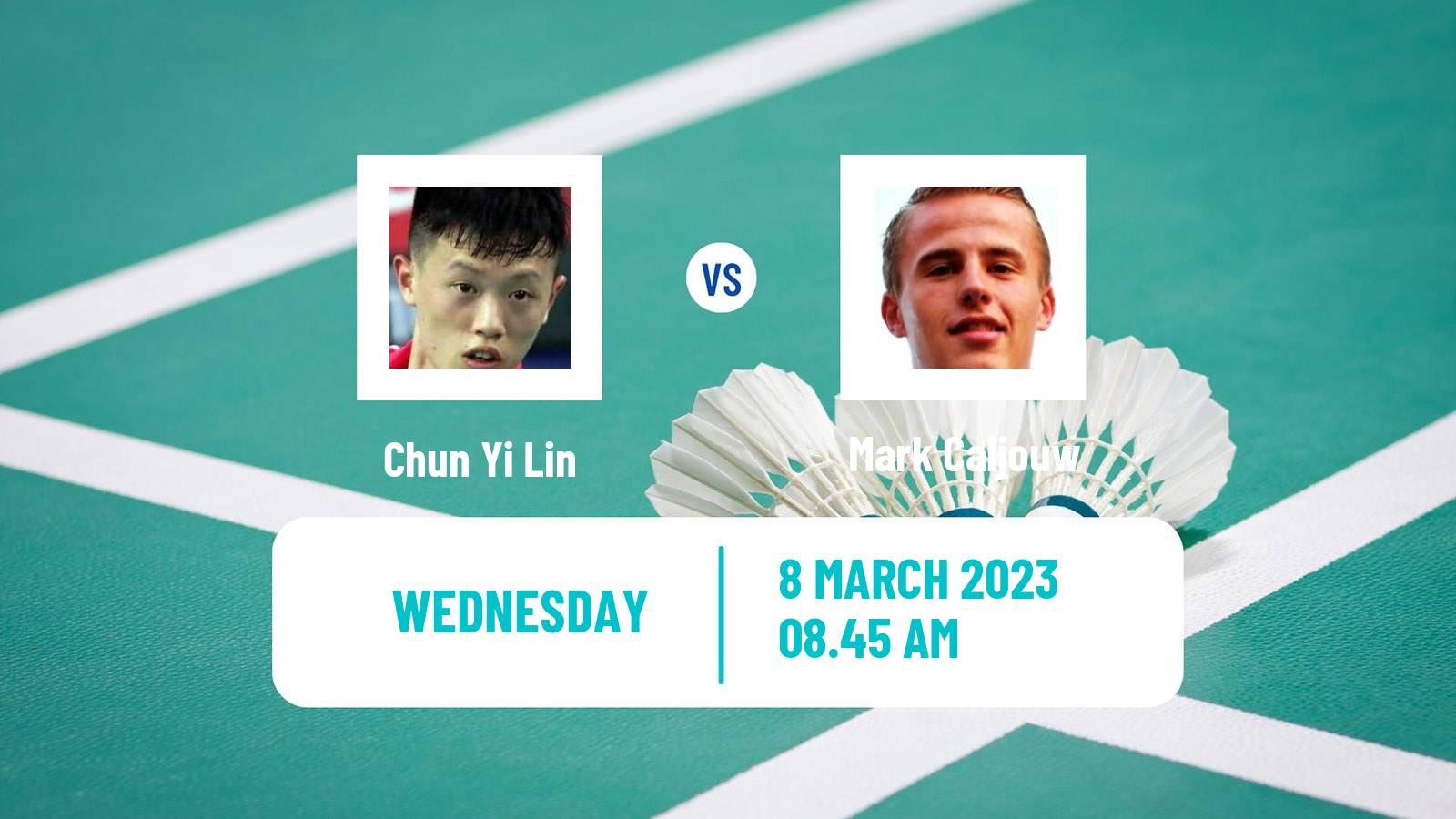 Badminton Badminton Chun Yi Lin - Mark Caljouw