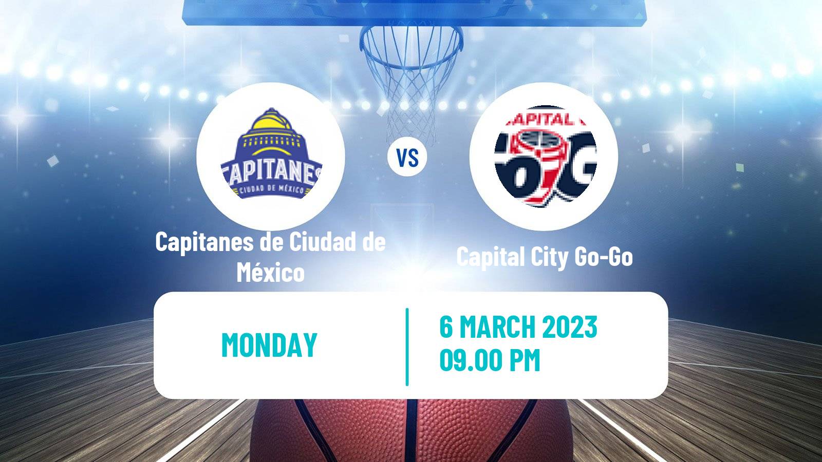 Basketball NBA G-League Capitanes de Ciudad de México - Capital City Go-Go