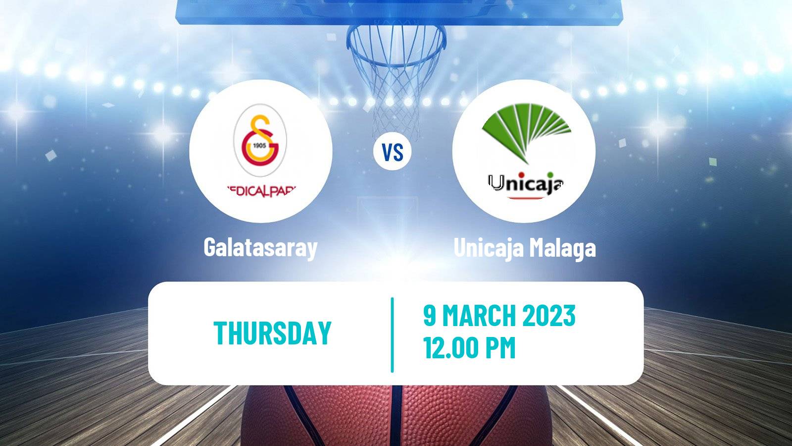Basketball Champions League Basketball Galatasaray - Unicaja Malaga