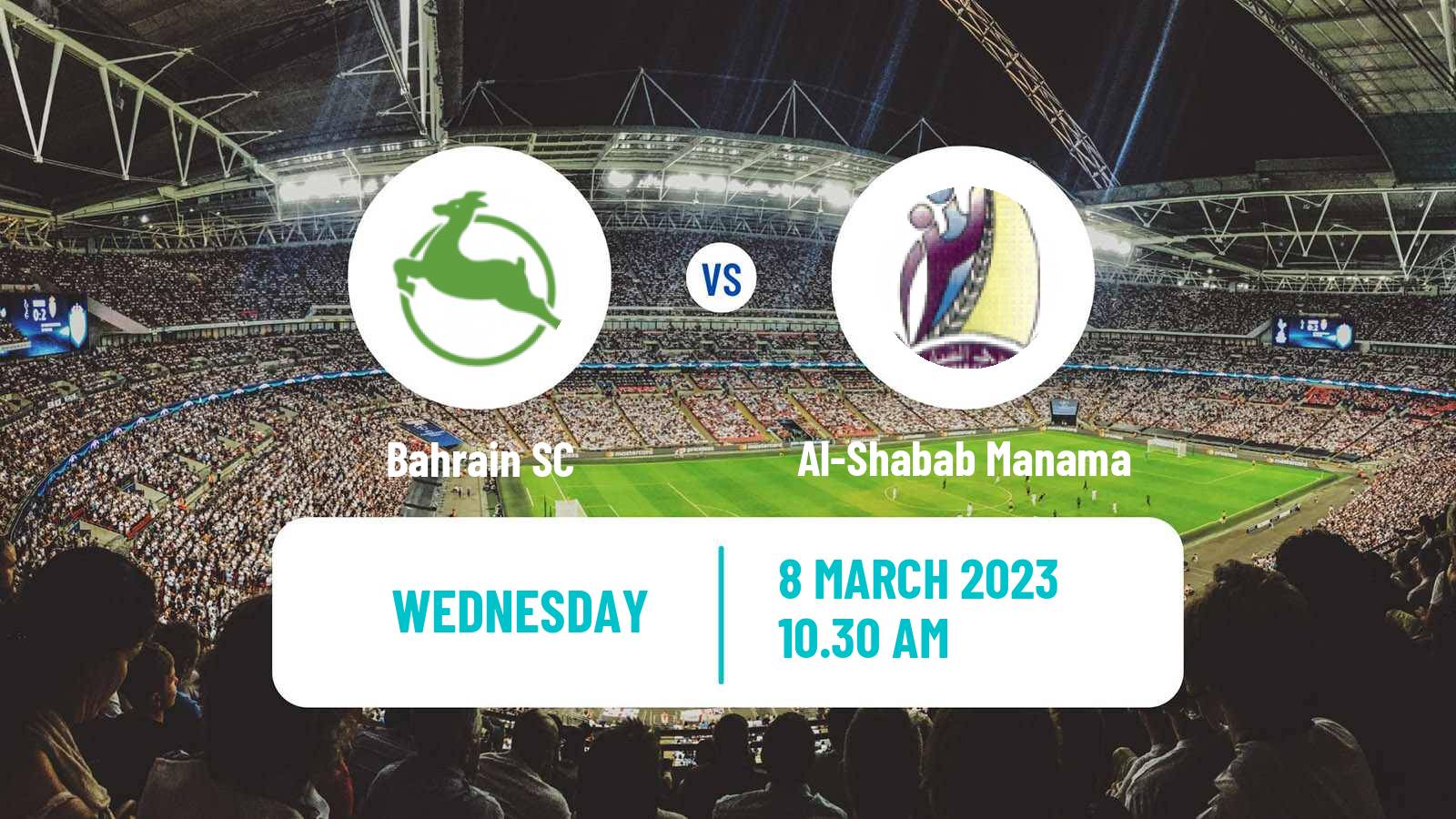 Soccer Bahraini Premier League Bahrain SC - Al-Shabab Manama