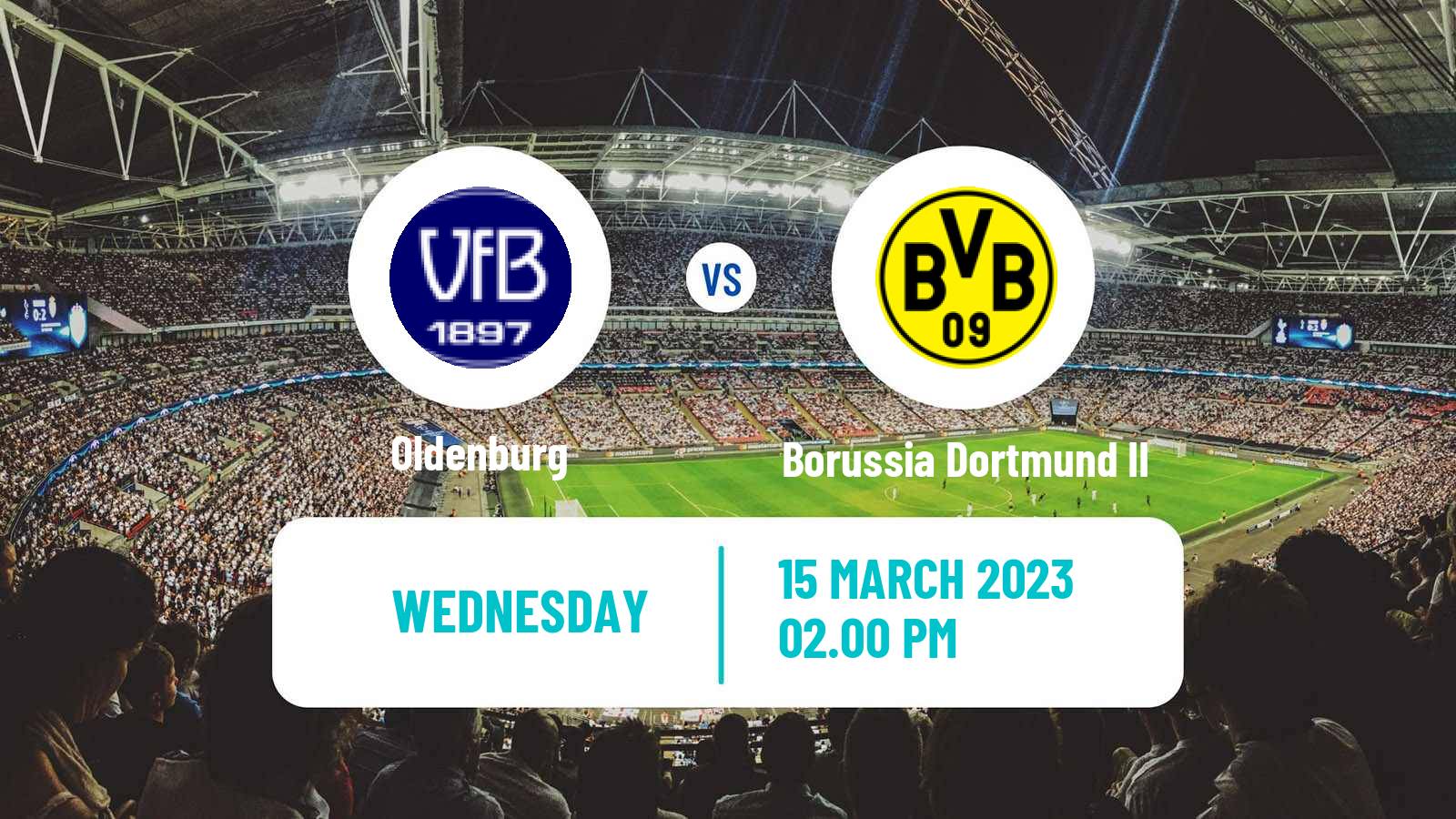 Soccer German 3 Bundesliga Oldenburg - Borussia Dortmund II