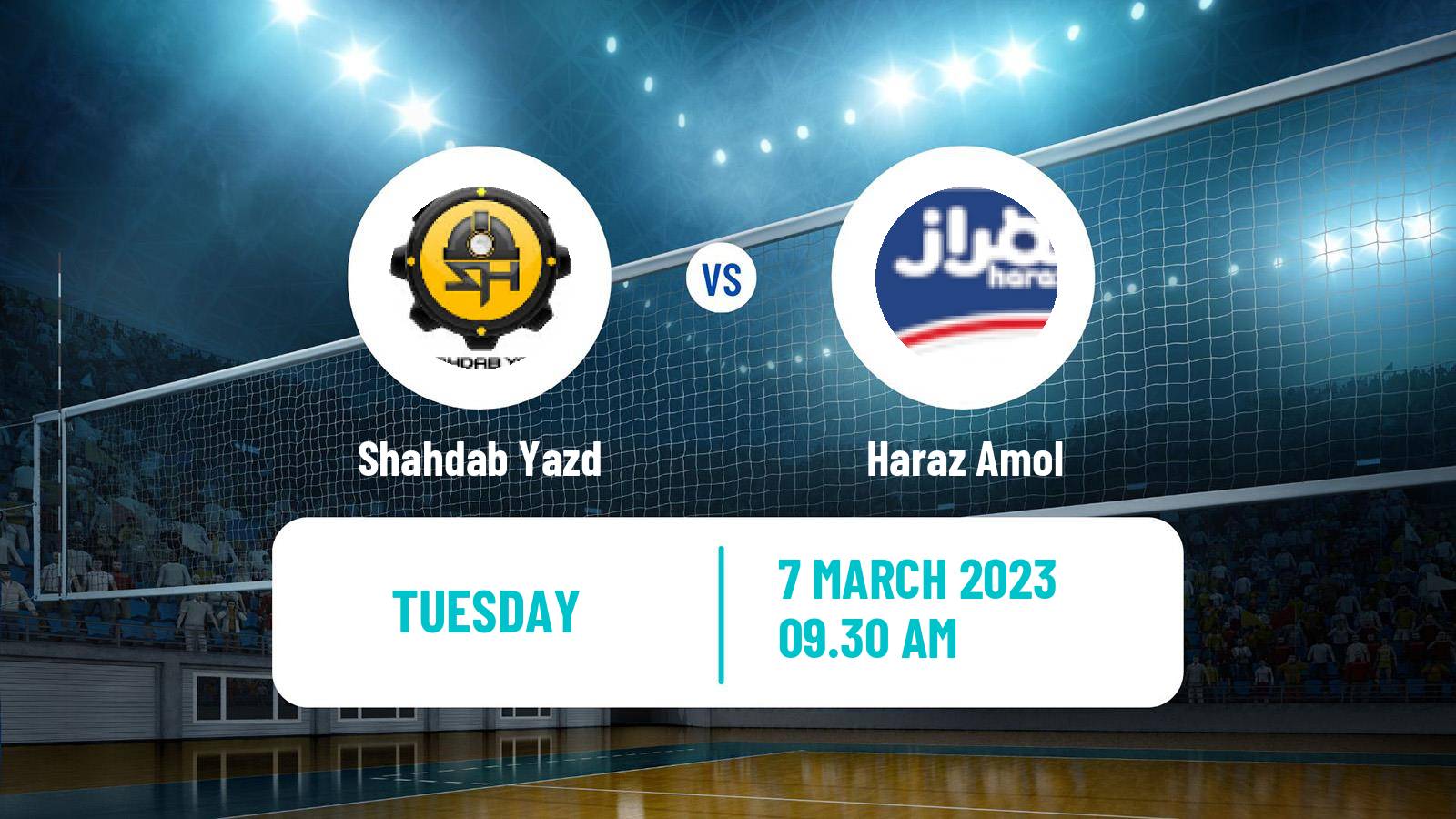 Volleyball Iran Super League Volleyball Shahdab Yazd - Haraz Amol