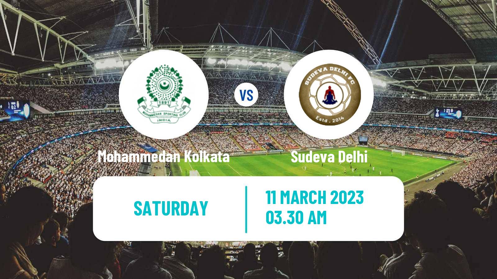 Soccer Indian I-League Mohammedan Kolkata - Sudeva Delhi