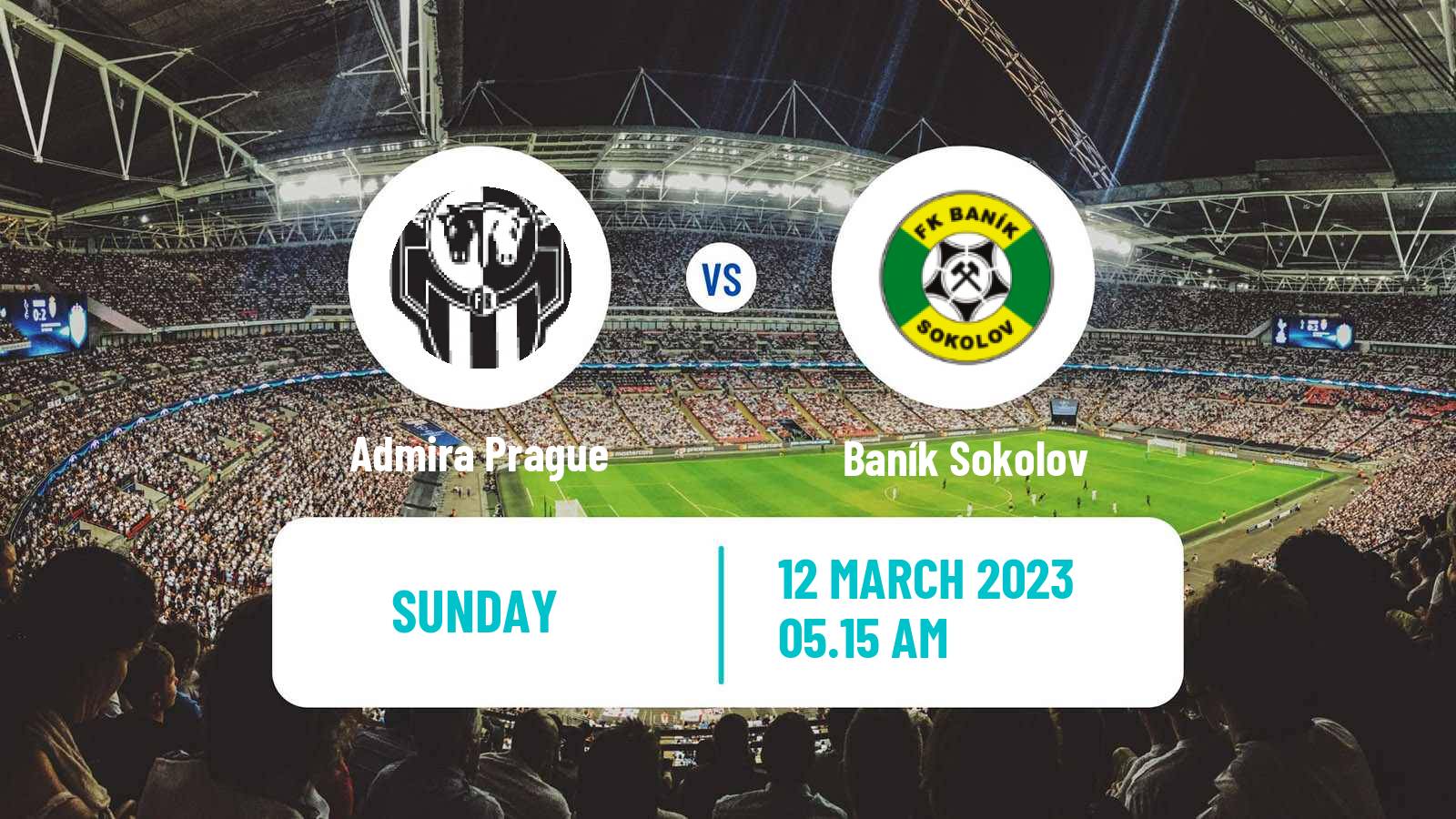 Soccer Czech CFL Group A Admira Prague - Baník Sokolov