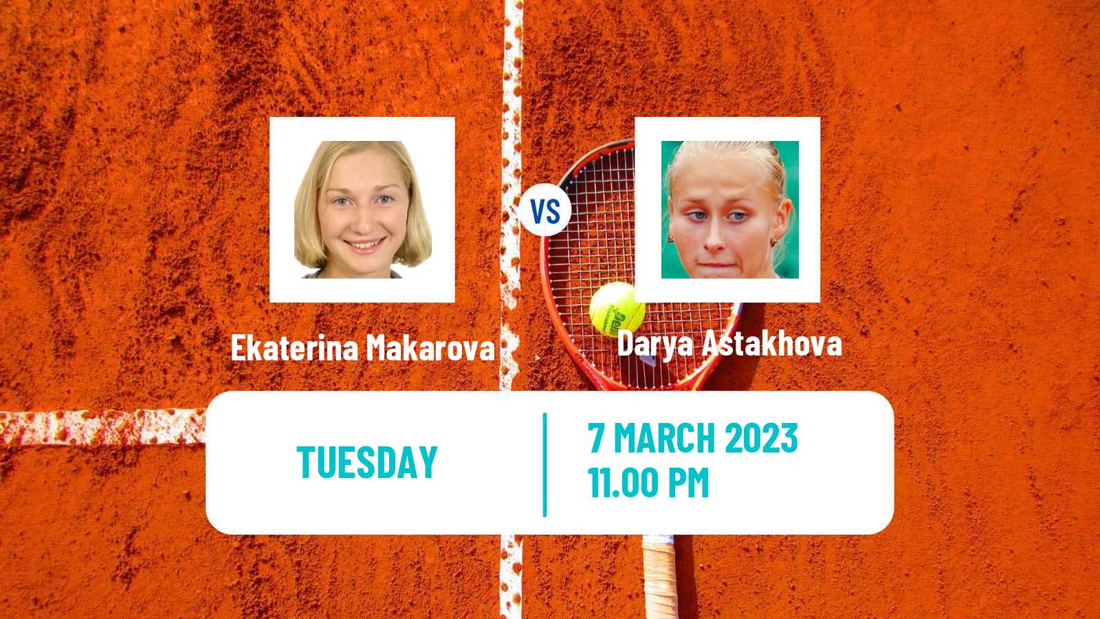 Tennis ITF Tournaments Ekaterina Makarova - Darya Astakhova