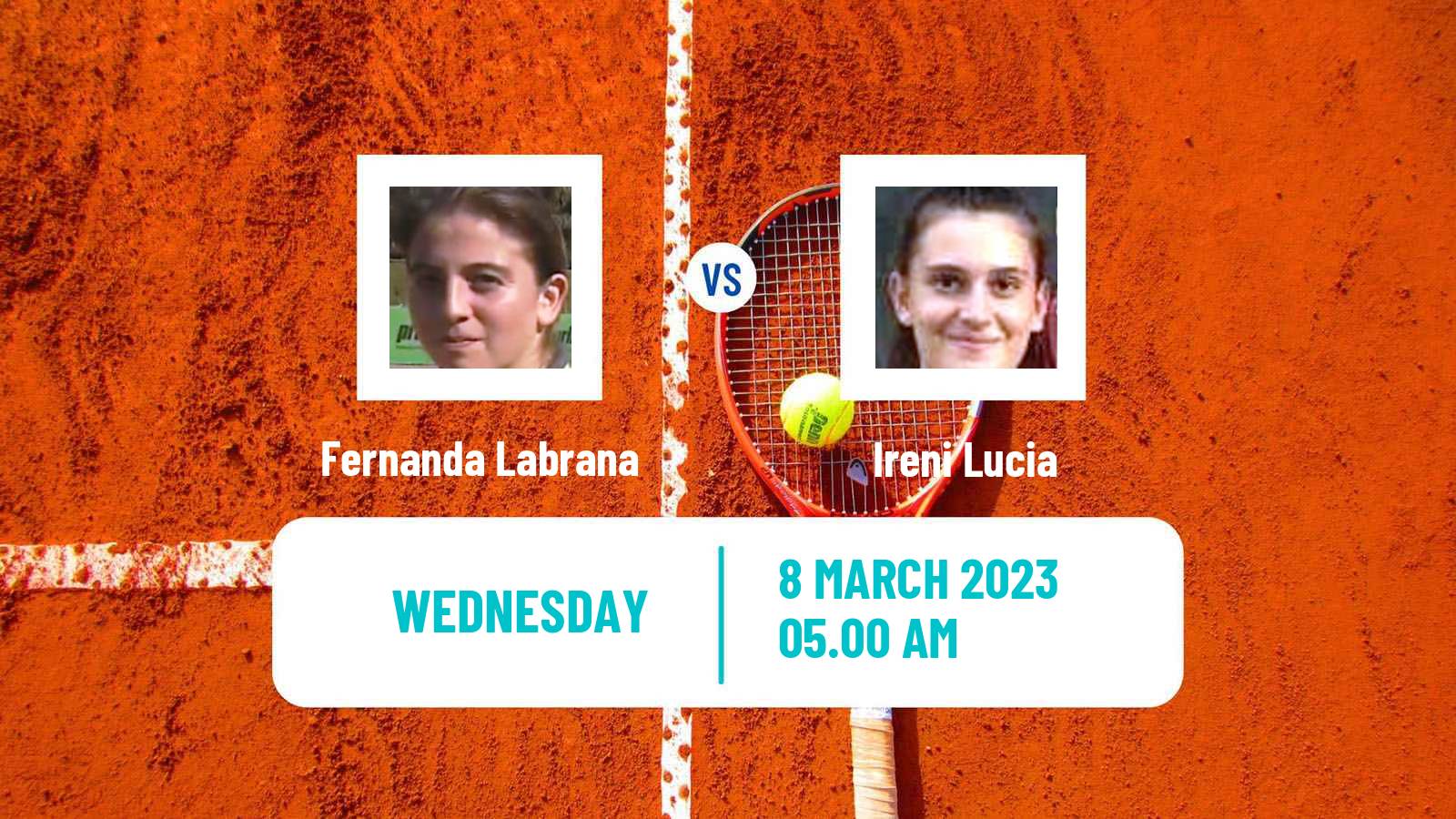 Tennis ITF Tournaments Fernanda Labrana - Ireni Lucia