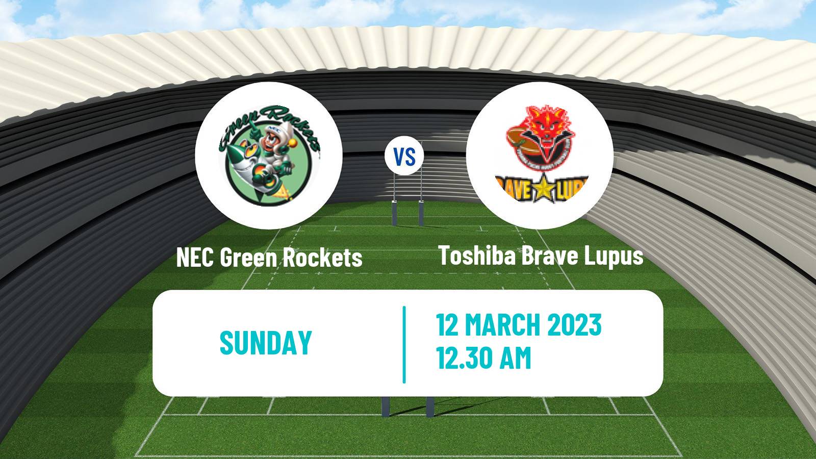 Rugby union Japan League One Rugby Union NEC Green Rockets - Toshiba Brave Lupus