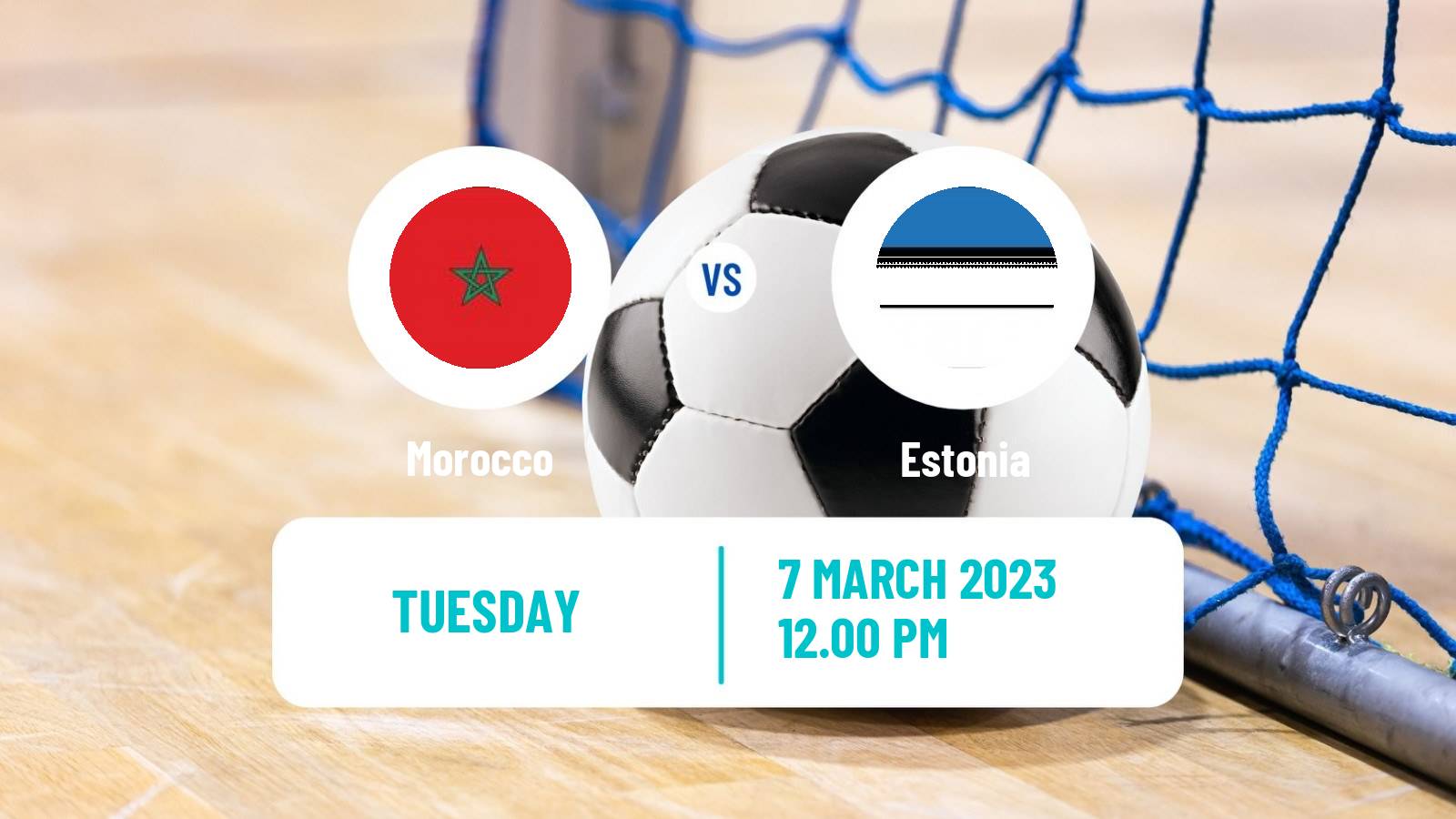 Futsal Friendly International Futsal Morocco - Estonia