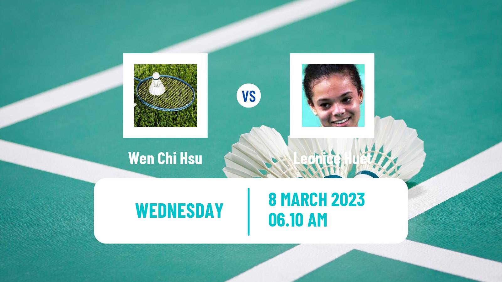 Badminton Badminton Wen Chi Hsu - Leonice Huet