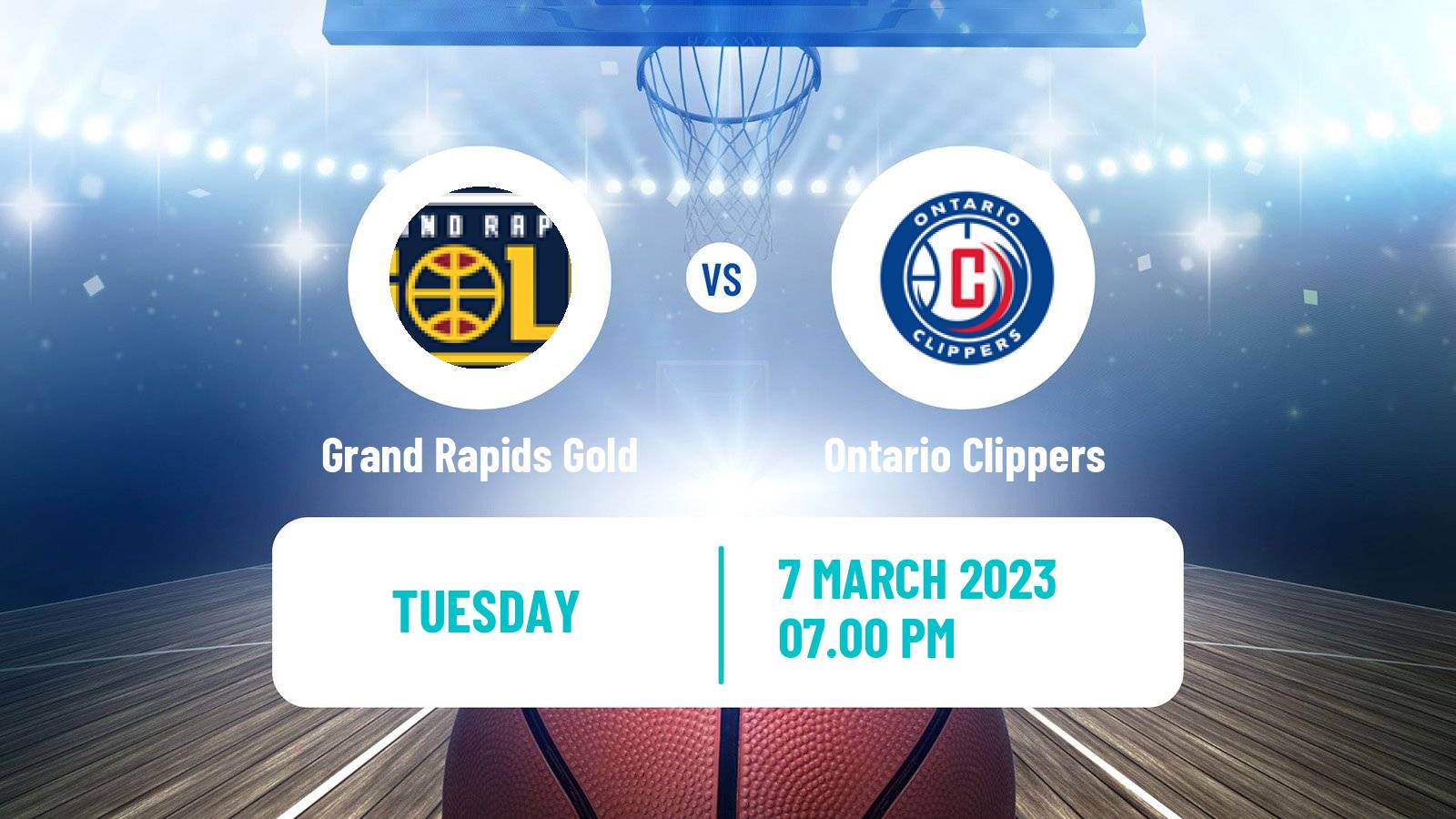 Basketball NBA G-League Grand Rapids Gold - Ontario Clippers