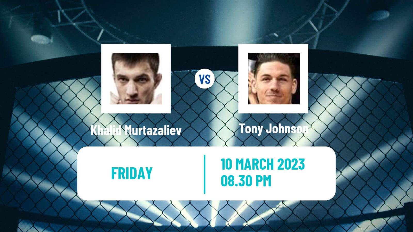 MMA MMA Khalid Murtazaliev - Tony Johnson