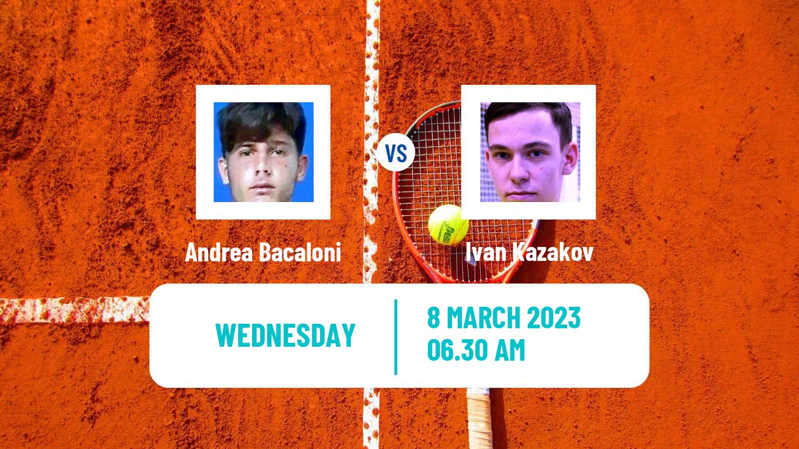 Tennis ITF Tournaments Andrea Bacaloni - Ivan Kazakov