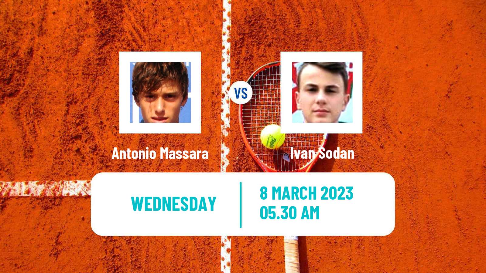 Tennis ITF Tournaments Antonio Massara - Ivan Sodan